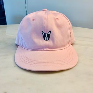Pink Boston Terrier Hat